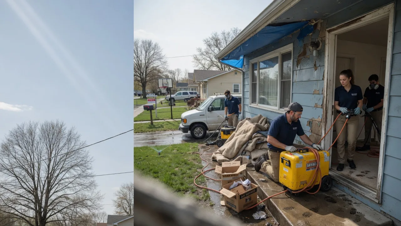 Basement Flood Cleanup in New Hudson, MI near me